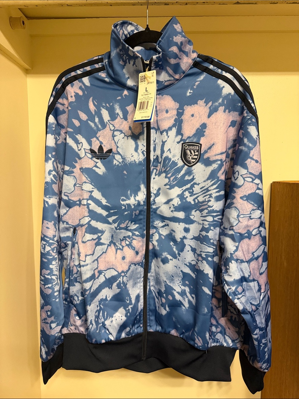 NWT Authentic adidas San Jose Earthquakes Grateful Dead Collab Soccer Jacket